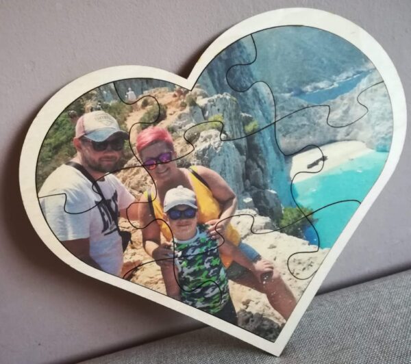 Szív alakú puzzle