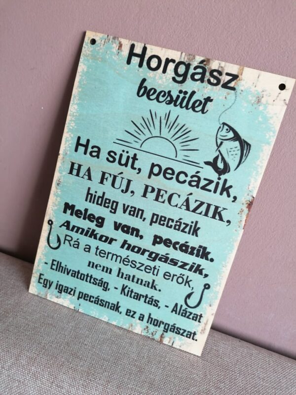 Horgász becsület