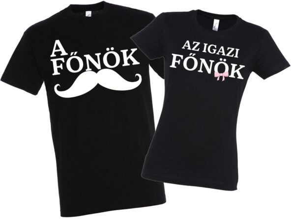 A főnök páros póló