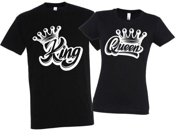 King Queen páros póló