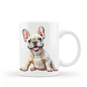 Kutyás bögre Francia Bulldog mintával