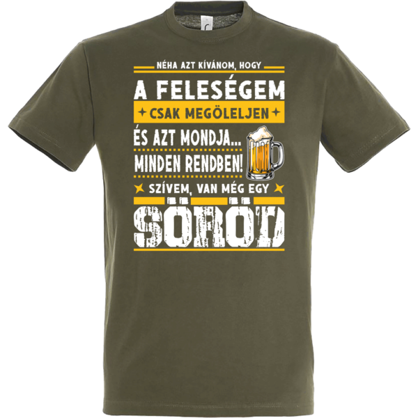 Vicces sörös póló