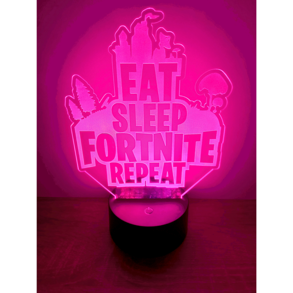 Eat-sleep-fortnite-repeat-3d-led-lámpa-pink