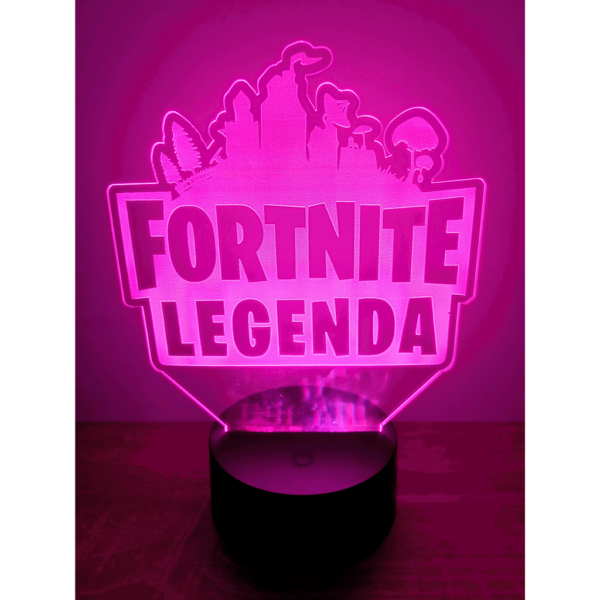 Fortnite-legenda-3d-led-lámpa-pink