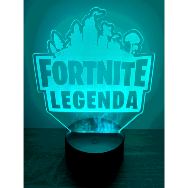 Fortnite Legenda 3D Led Lámpa