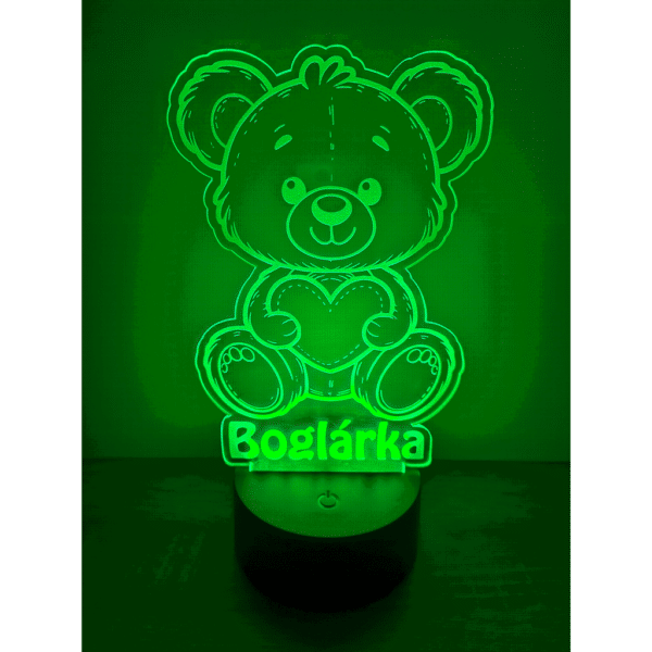 Macis-led-lámpa-zöld