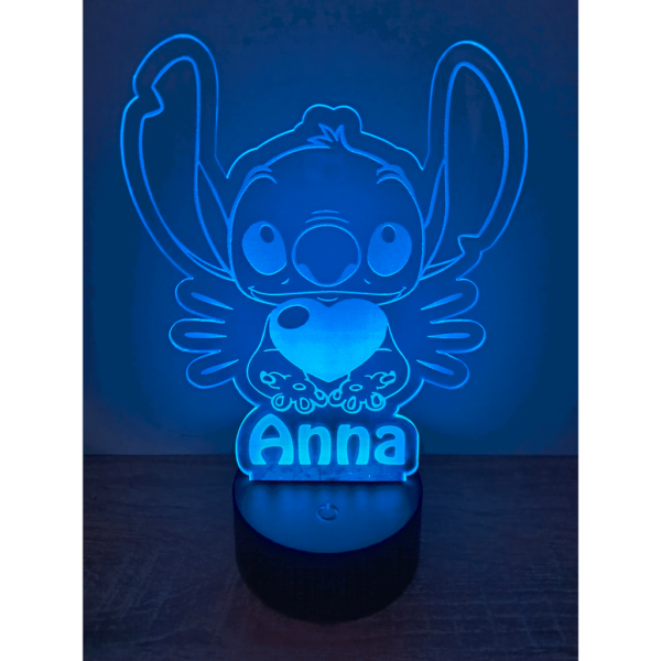 Stitch 3D Led Lámpa