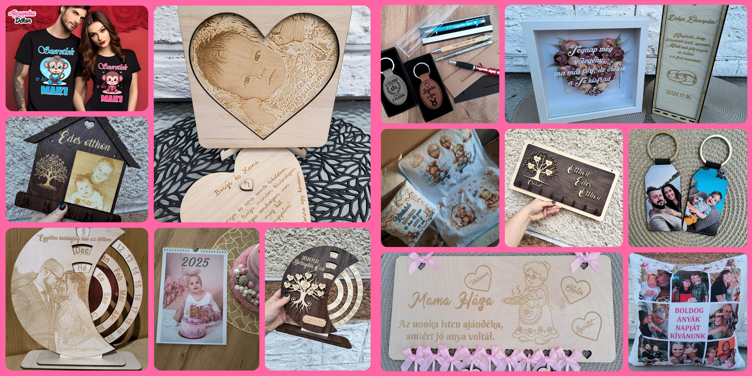 egyedi ajándékok