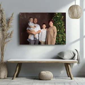 „Vászonkép egy fekvő fotóból – prémium minőségű fali dekoráció fa vakrámán.”