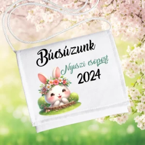 Ovis ballagó tarisznya búcsúzunk felirattal – Nyuszi csoport, 2024