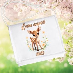 Ovis ballagó tarisznya névvel – Őzike csoport, 2025, őzikés mintával