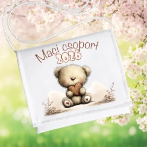 Ovis ballagó tarisznya Maci csoport 2026 – macis mintával