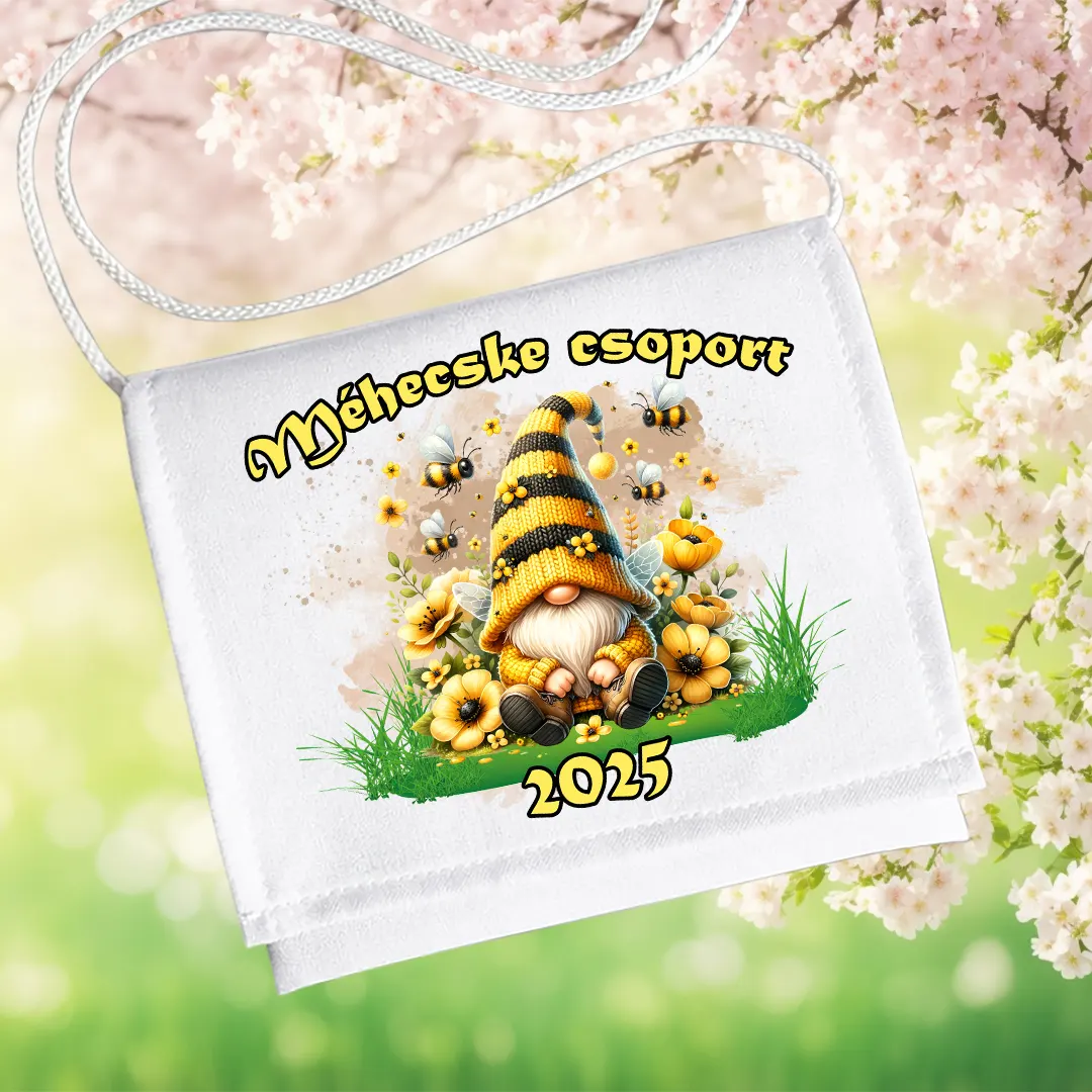 Ovis ballagó tarisznya Méhecske csoport 2025 – méhecskés mintával