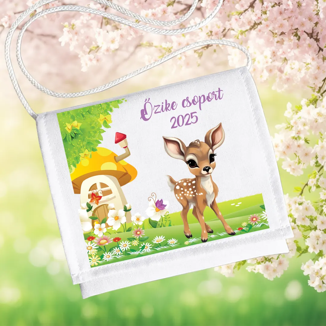 Ovis ballagó tarisznya Őzike csoport 2025 – őzikés mintával