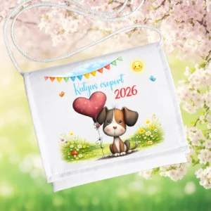 Ovis ballagó tarisznya Kutyus csoport 2026 – aranyos kutyás mintával