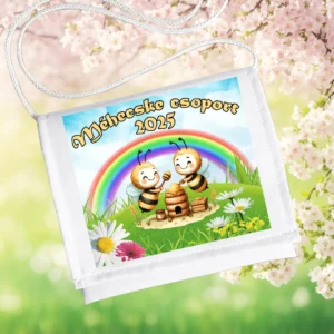 Ovis ballagó tarisznya Méhecske csoport 2025 – méhecskés mintával