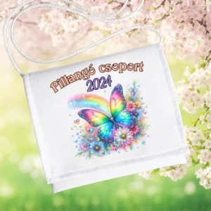 Ovis ballagó tarisznya Pillangó csoport 2024 – színes pillangós mintával