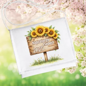 Ovis ballagó tarisznya Napraforgó csoport 2025 – napraforgós mintával